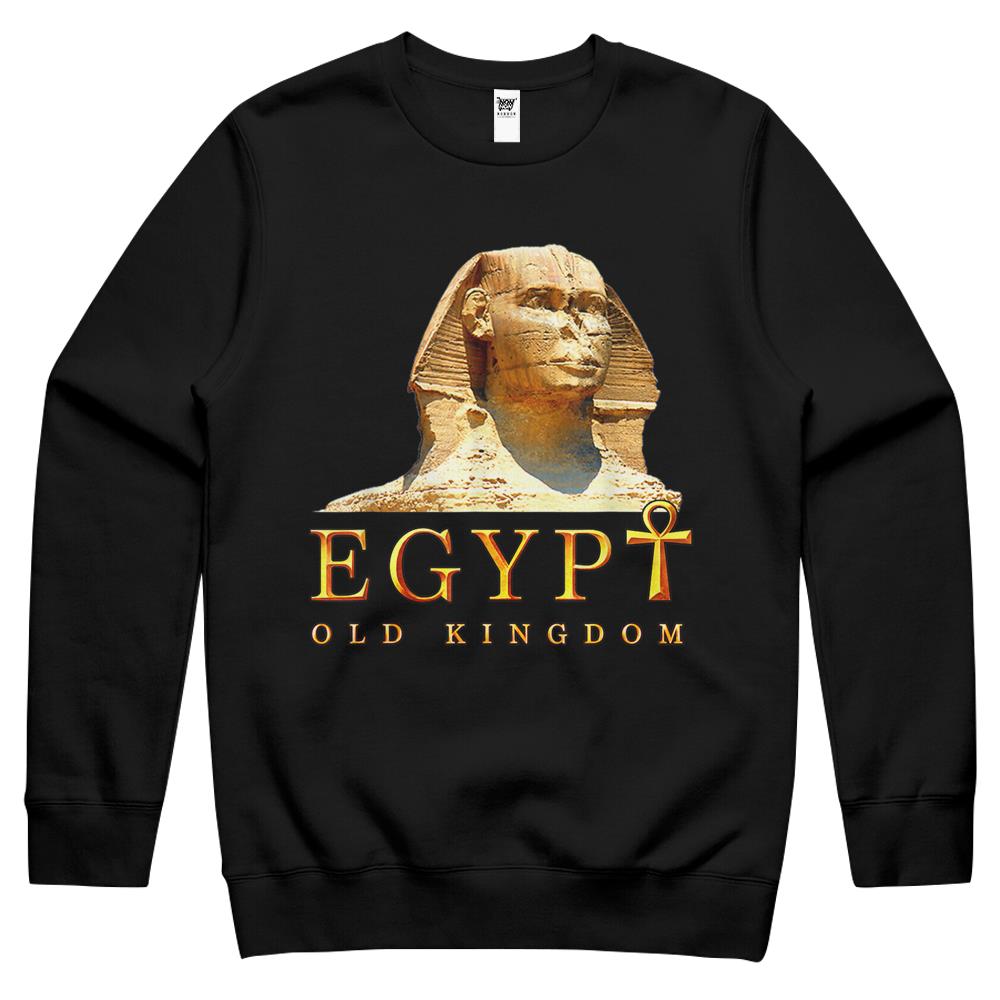 Egypt Old Kingdom Pharaoh Ancient Egyptian Tut Ankh Of Life Crewneck Sweatshirt