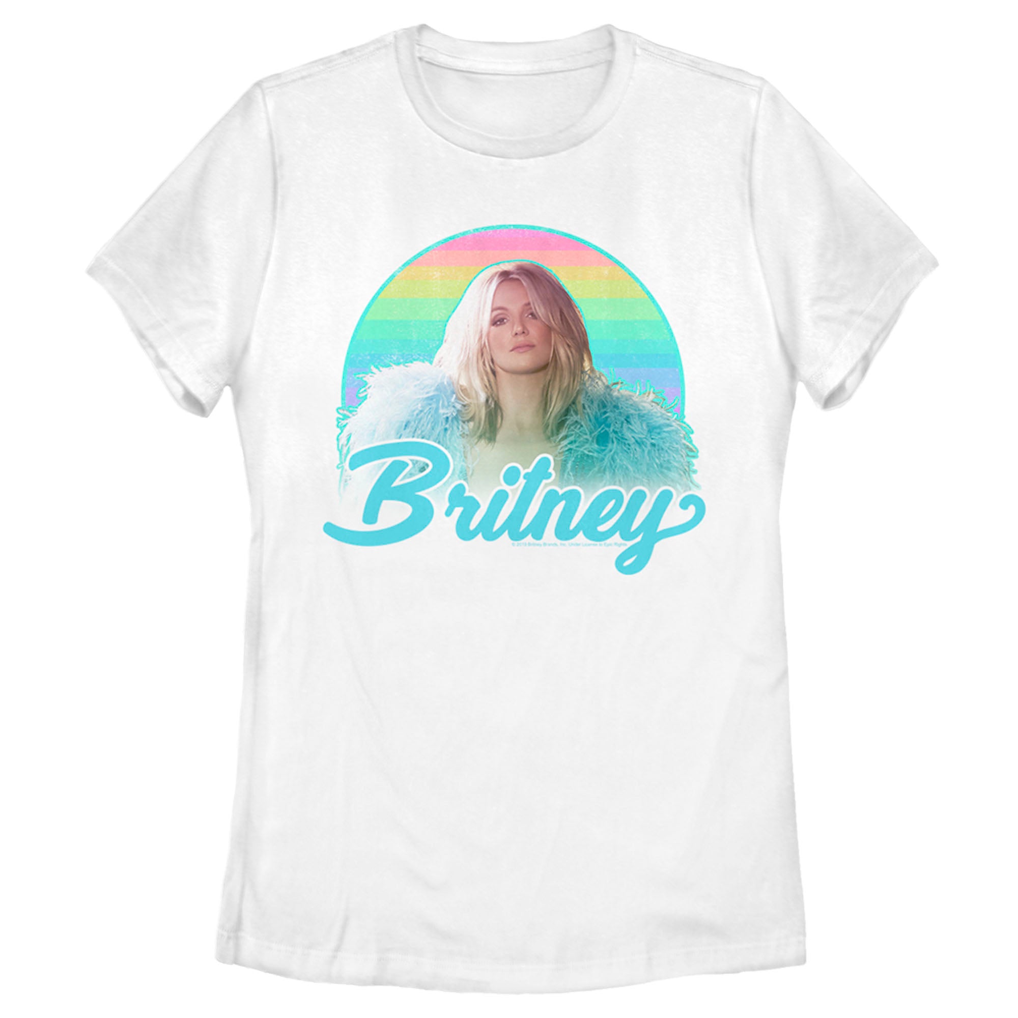 Britney Spears Women’S Rainbow Star  T-Shirt