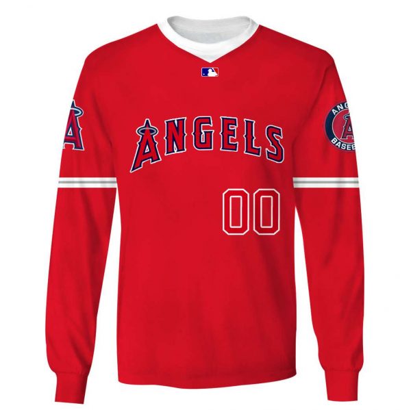 Los Angeles Angels Personalized Unisex Sweatshirt All Over Printed Unisex Sweatshirt Us Size