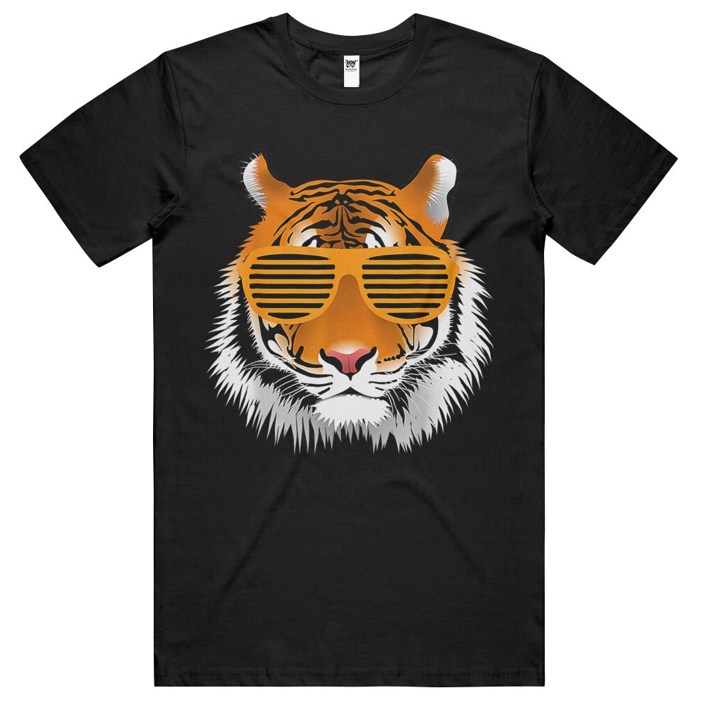 Birthday Shirt For Boy Cool Tiger Striped Animal Theme Party T Shirts