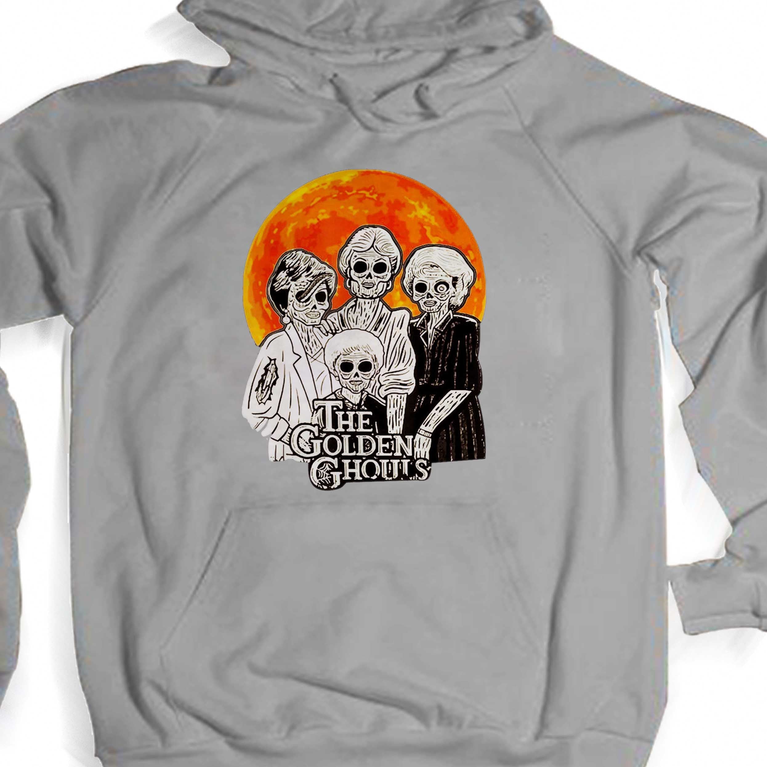 The Golden Ghouls The Golden Girls Parody Happy Halloween Unisex Hoodie