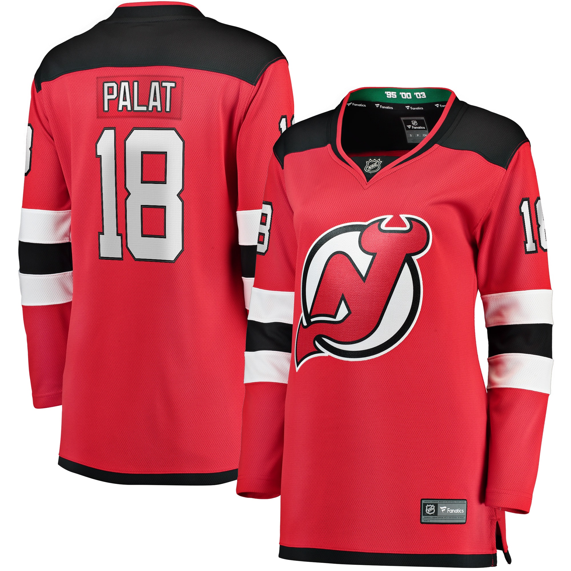 Ondrej Palat New Jersey Devils Branded Women's Home Breakaway Player Jersey – Red