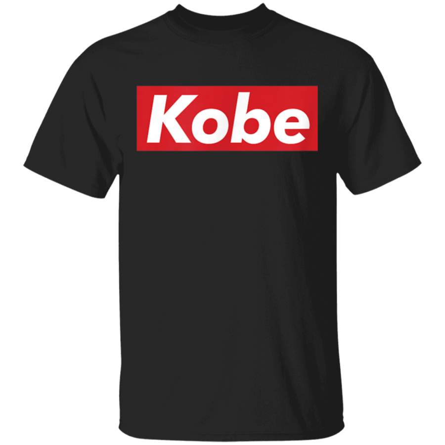 Kobe RedWhite Box Logo Short Sleeve Tee TShirt