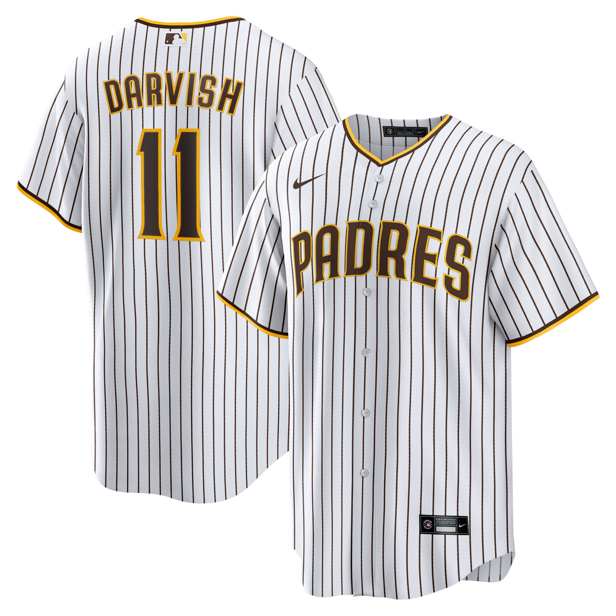 Yu Darvish San Diego Padres Home Replica Player Jersey White MLB