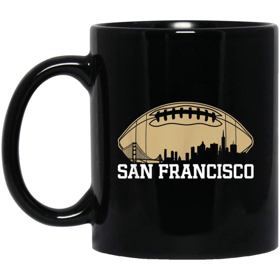 Vintage San Francisco Football  The City SF Skyline Gameday Mug