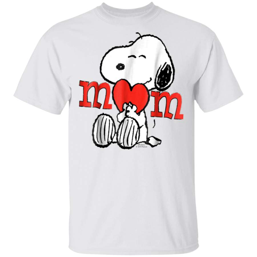 Peanuts Snoopy Heart Mom T-Shirt