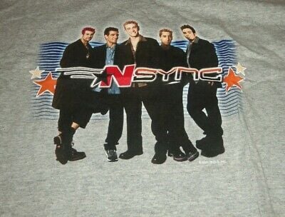 Vintage 2000 Nsync Justin Timberlake –   Shirt 6231