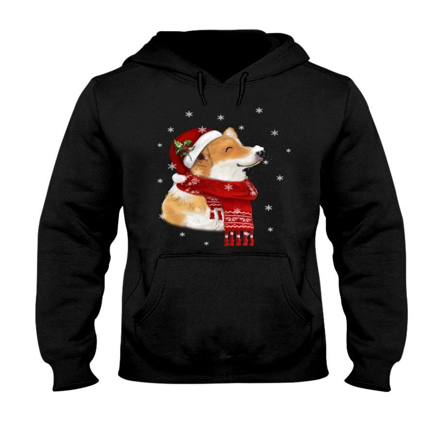Corgi Christmas Gift Funny Hoodie