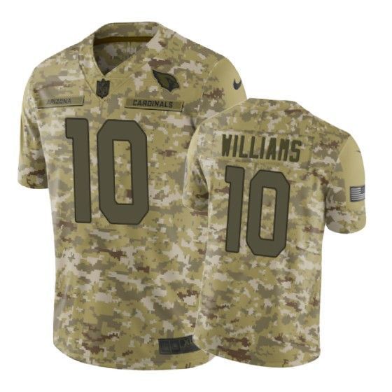 Chad Williams Jersey NFL Camo Arizona Cardinals