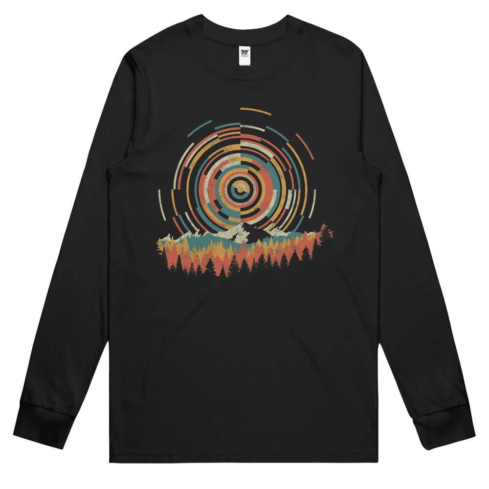 The Geometry Of Sunrise Long Sleeve T Shirts