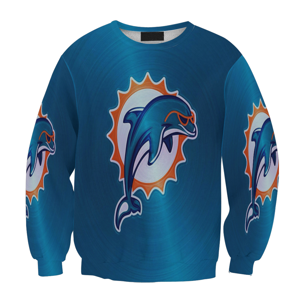 Miami Dolphins Logo 7 Gift For Fan 3D Full Printing Sweatshirt