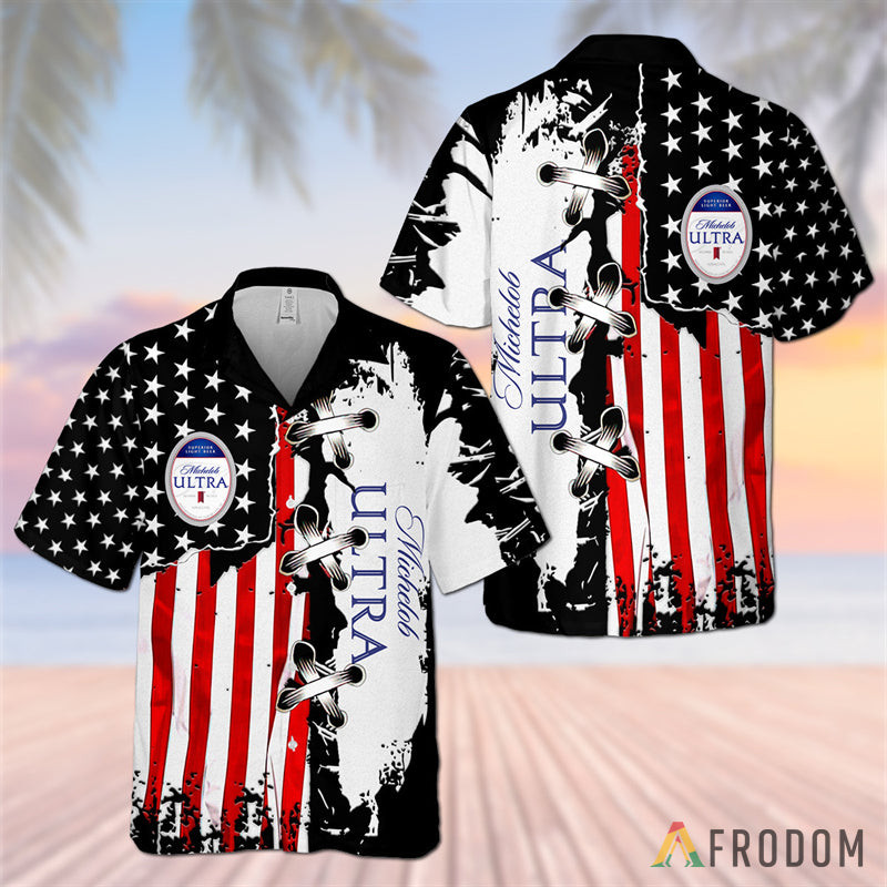 Usa Flag Michelob Ultra Hawaii Shirts For Men And Women Ha72179