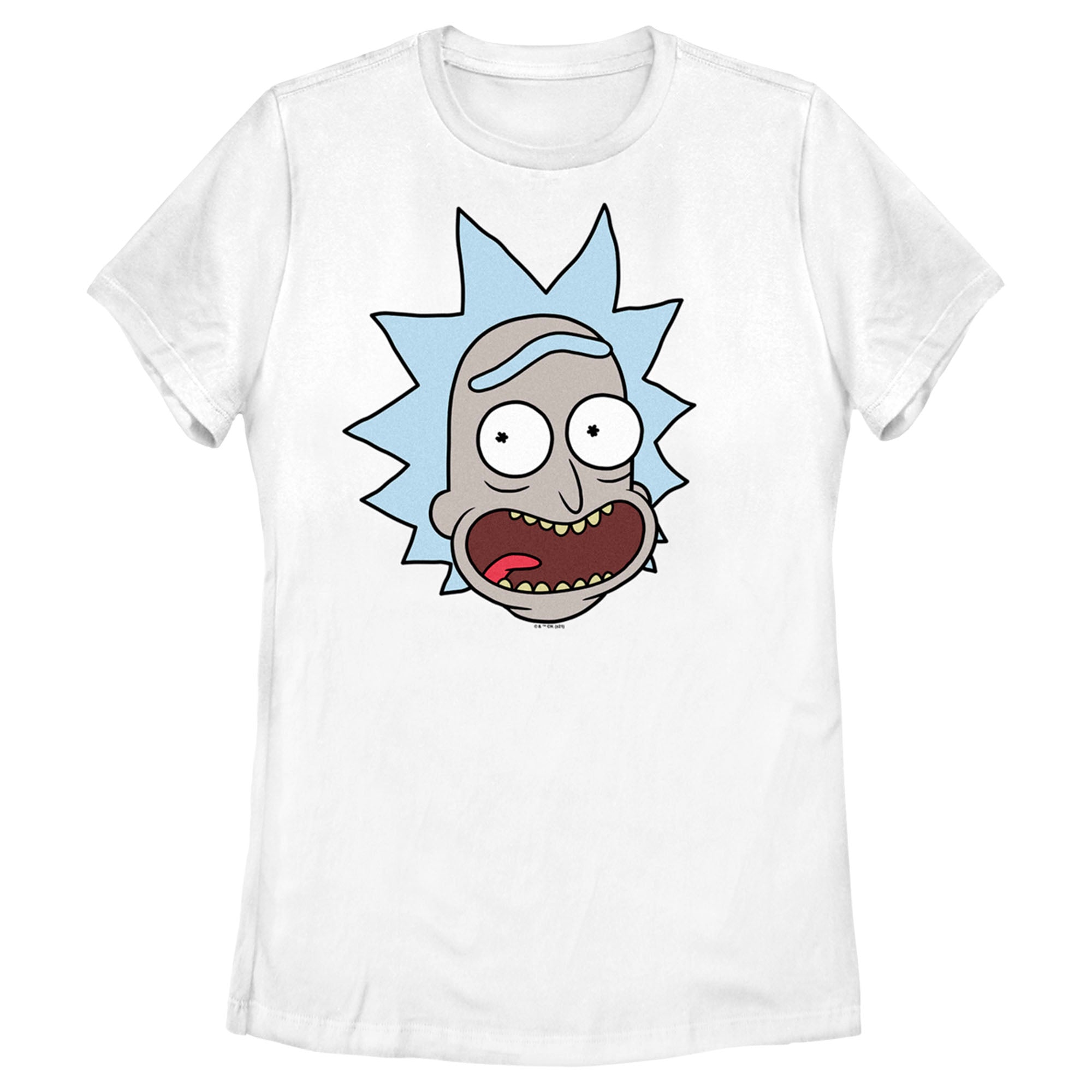 Women’S Rick And Morty Smiling Rick Big Head T-Shirt