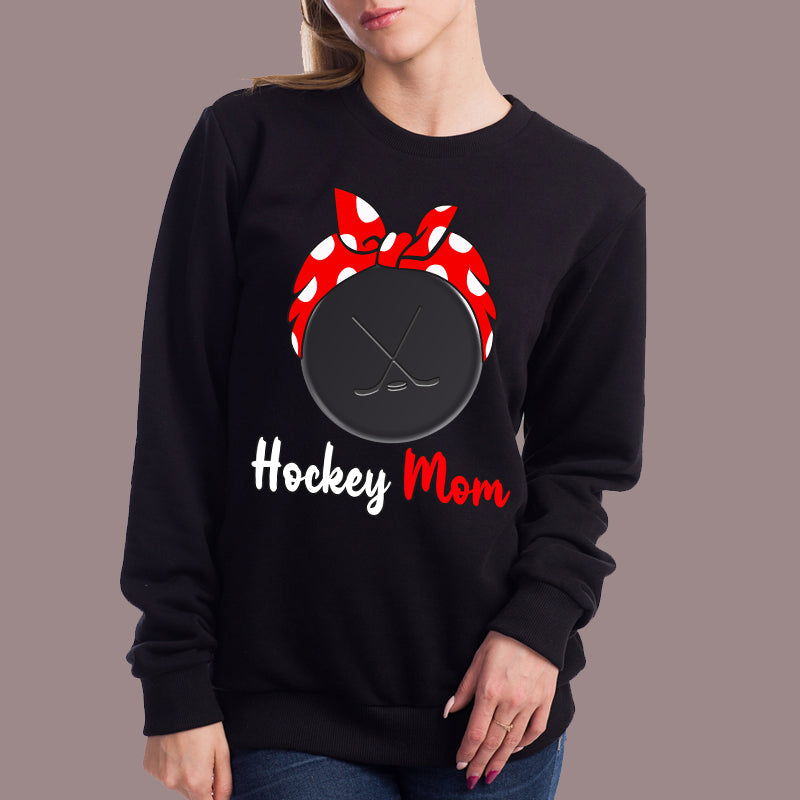 Hockey Mom Hockey Lovers Standard Crew Neck Sweatshirt