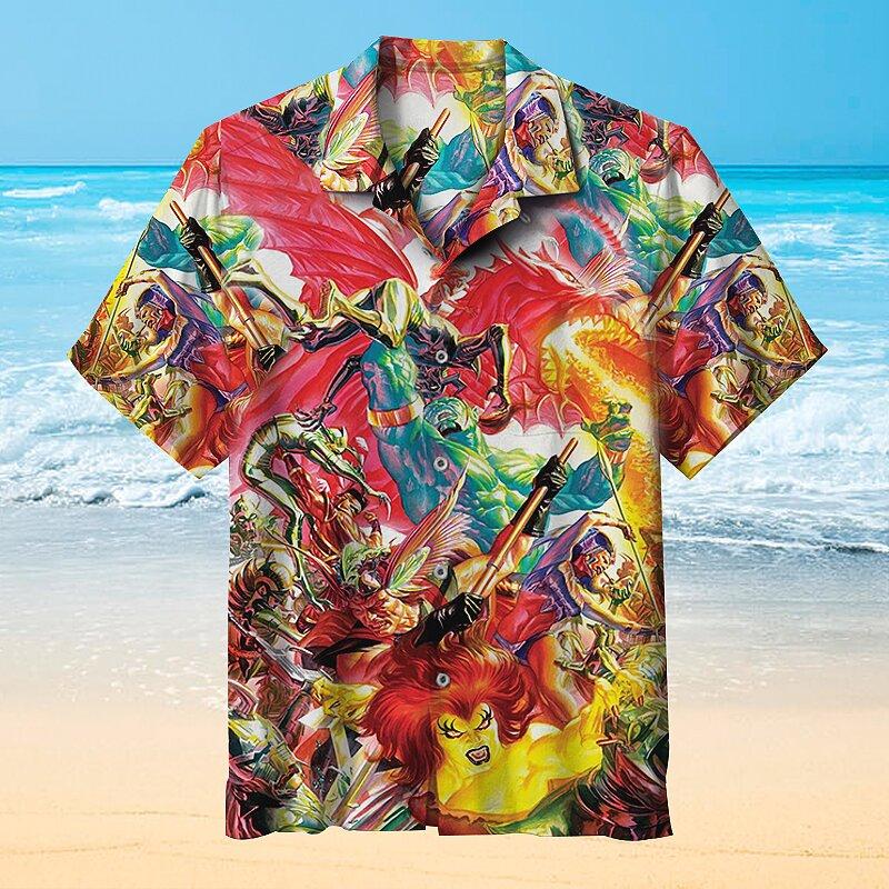 Kirby Genesis Hawaii Shirt For Men Women Adult Ha100874