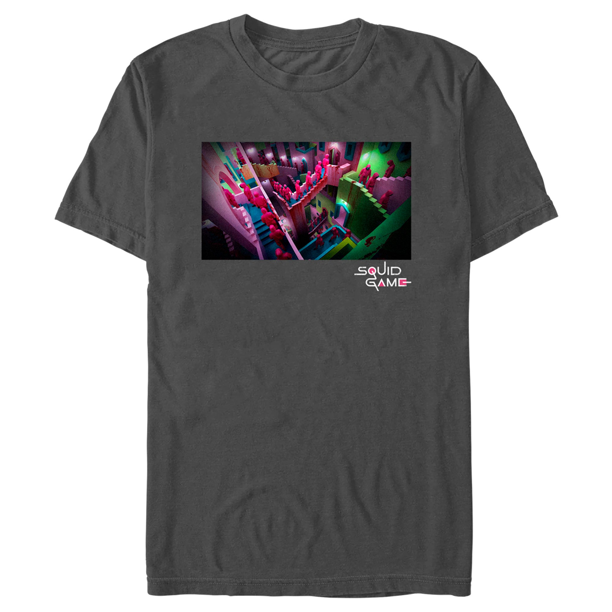 Squid Game Men’S Guards On Staircase  T-Shirt