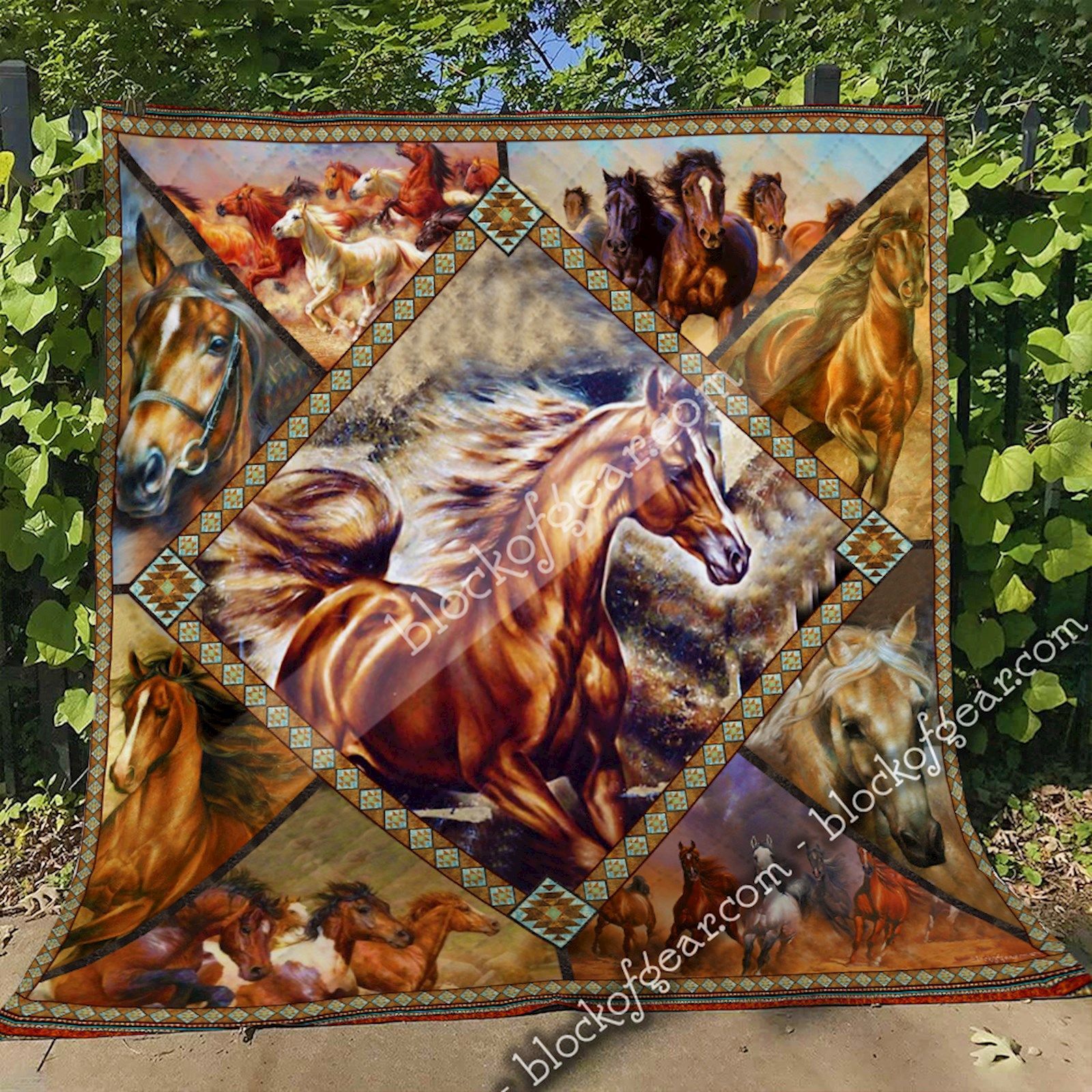 Born To Run  Horse Quilt SLB43