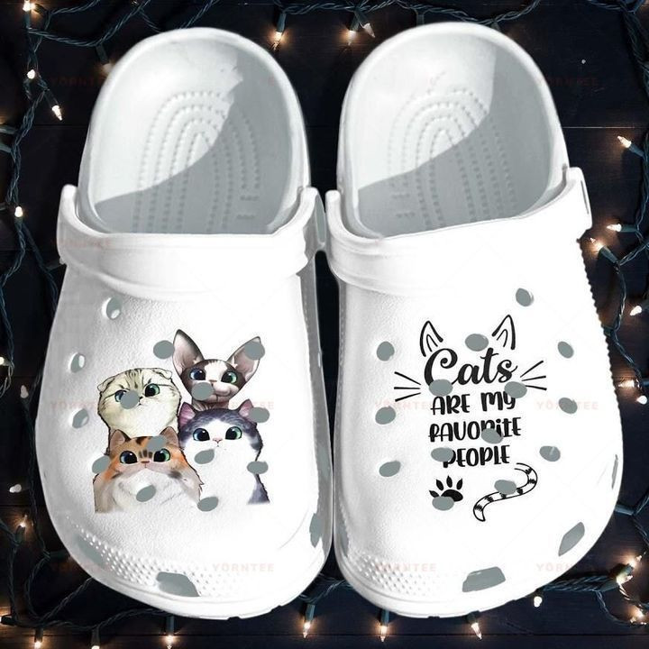 Cutie Cats Shoes For Who Love Animal – Favorite With Cats Gift For Lover Rubber clog Shoes Comfy Footwear 2