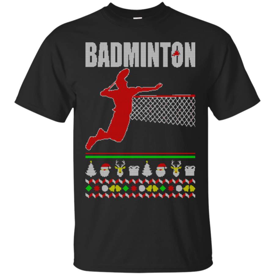 badminton Lover Shirt Ugly Christmas Sweater badminton T-Shirt