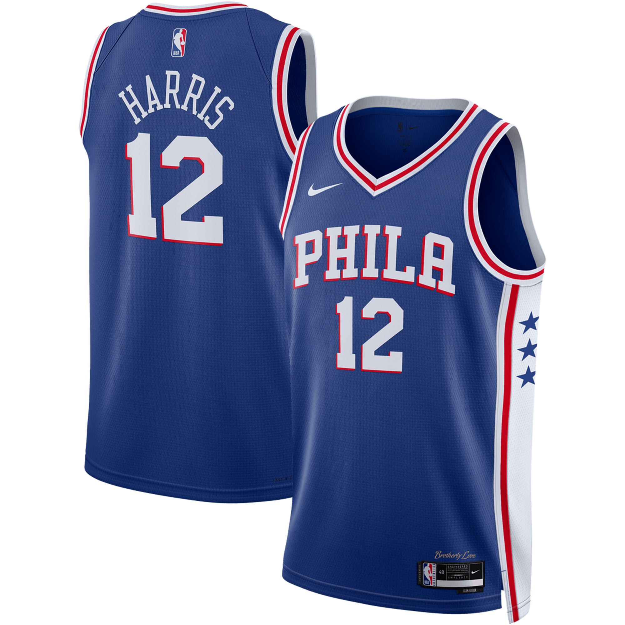 Tobias Harris Philadelphia 76ers Unisex Swingman Jersey – Icon Edition – Royal