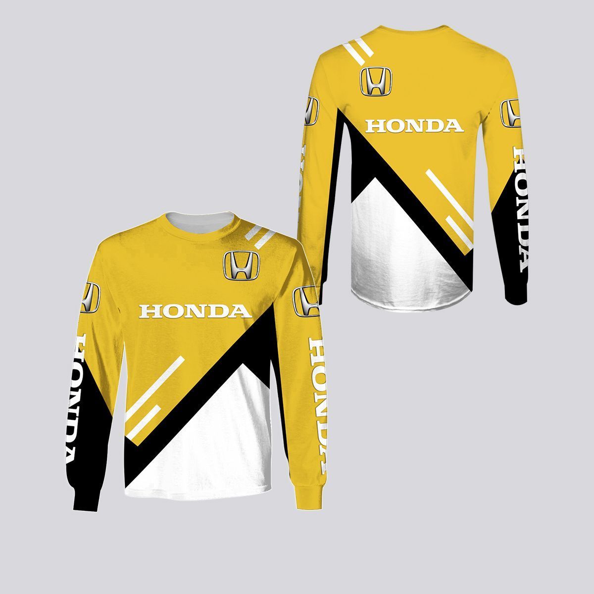 3D All Over Printed Honda Lph-Nh Shirts Ver 3 (Yellow)