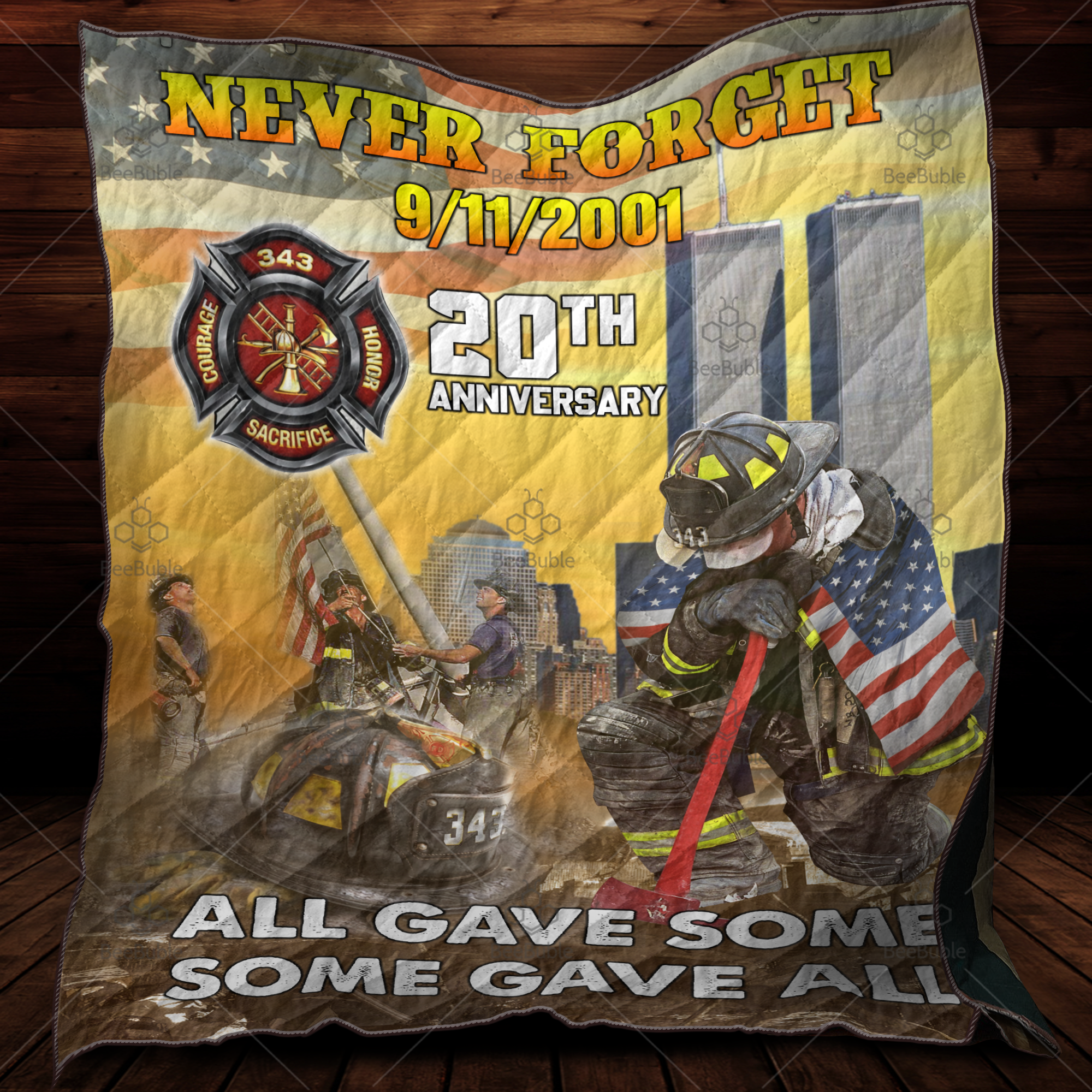 Brave Firefighter Quilt