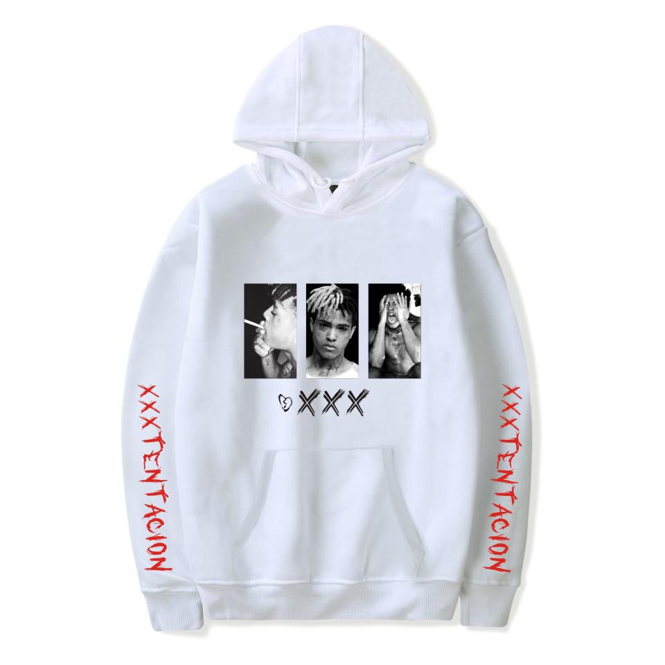 XXXTentacion Hoodies – Solid Color Rapper XXXTentacion Icon Hoodie