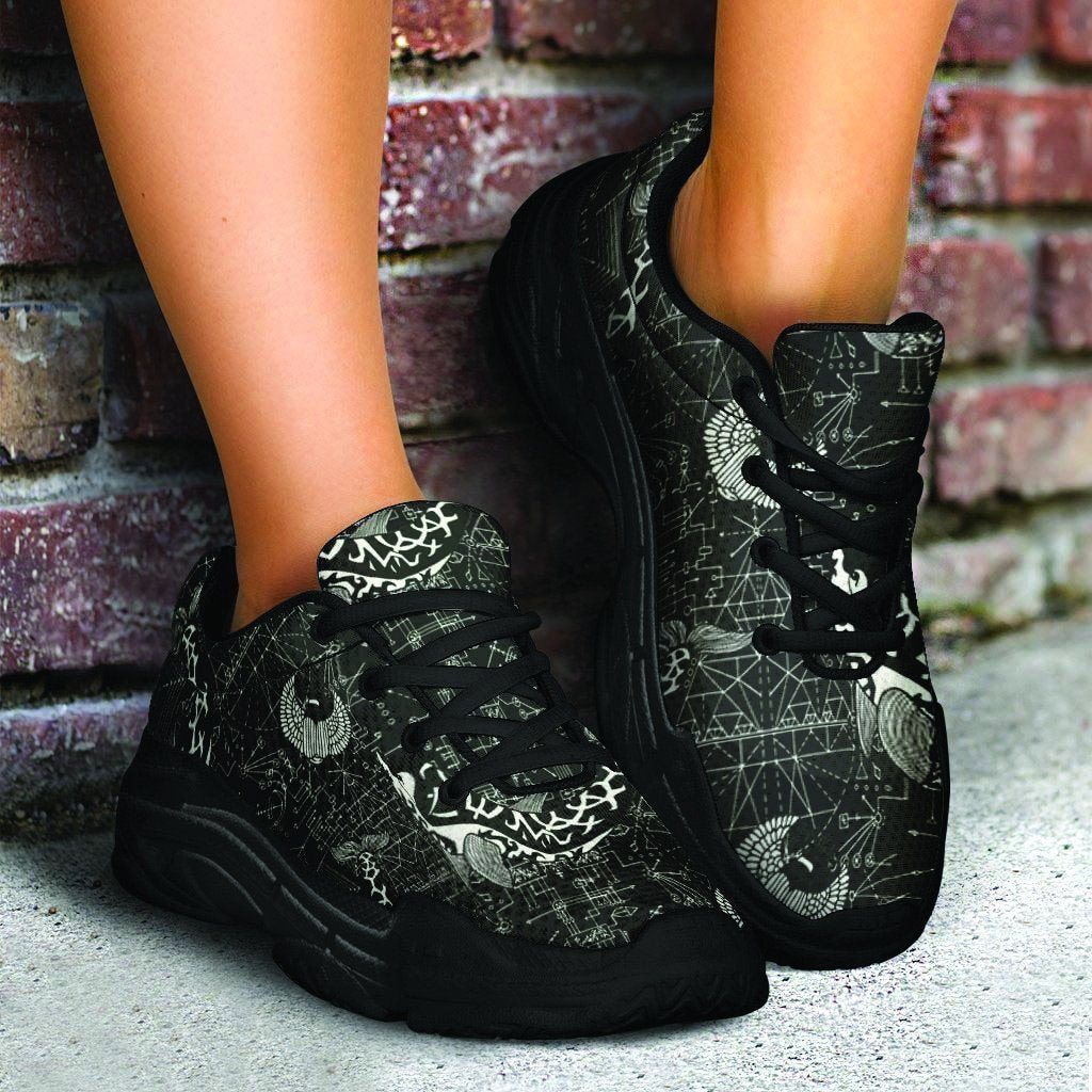 Dolphin Gothic Witch Chunky Sneaker Art 977