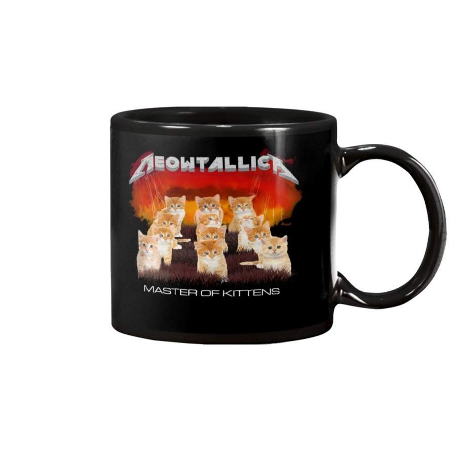 Cat Shirt Meowtallica Master Of Kittens Mug