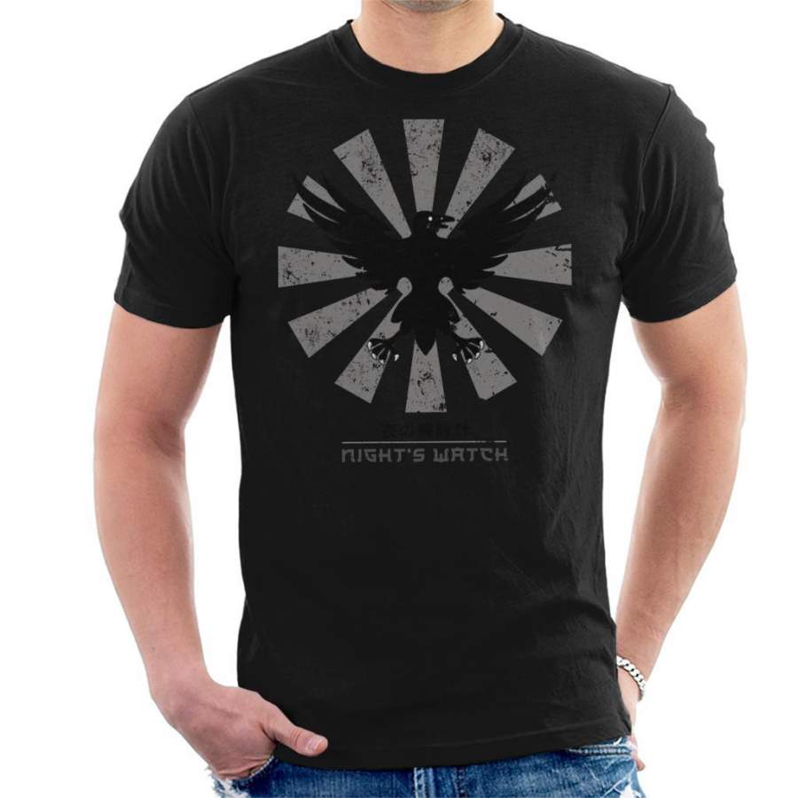 Nights Watch Crow Retro Japanse Game Of Thrones Men’s T-Shirt