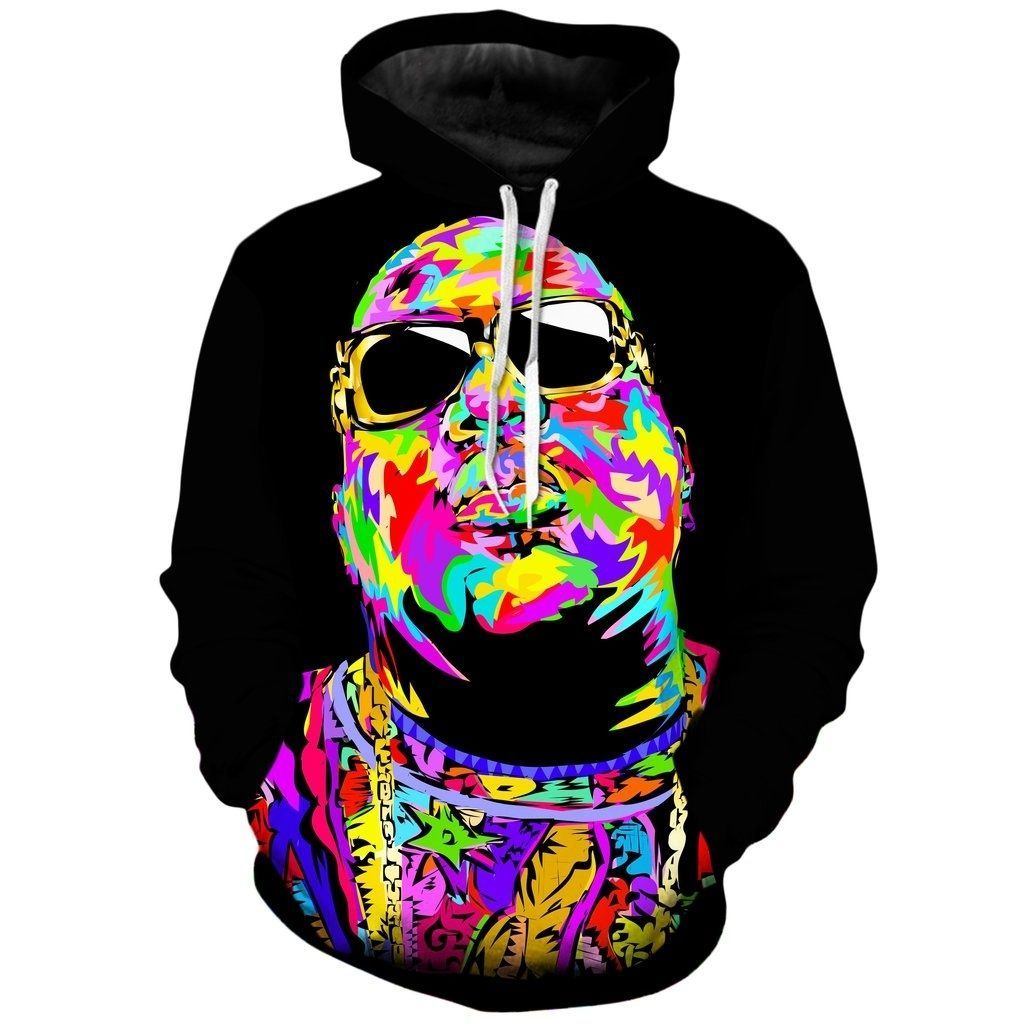 Multicolour Face Unisex Hoodie