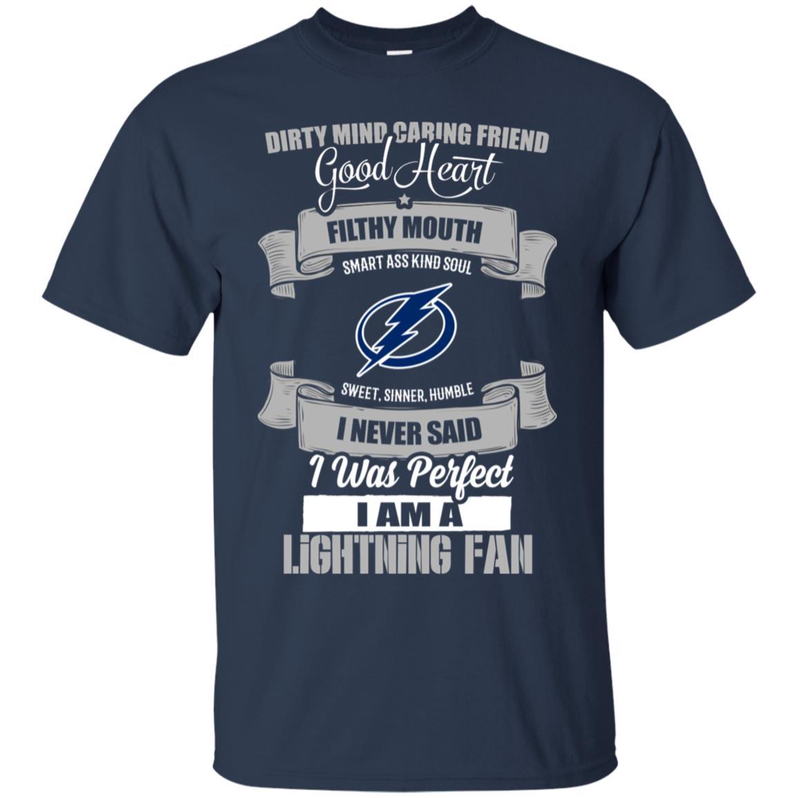 I Am A Tampa Bay Lightning Fan Tshirt For Lovers