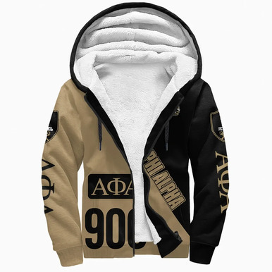 African Sherpa Hoodie Alpha Phi Alpha