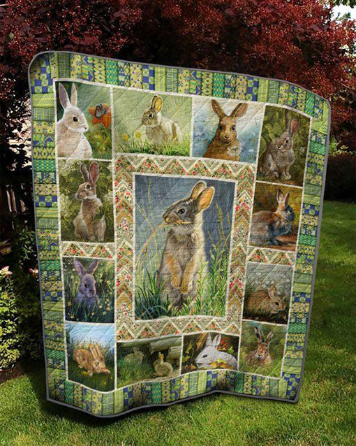 Rabbit Tnt0804 5 Quilt Blanket