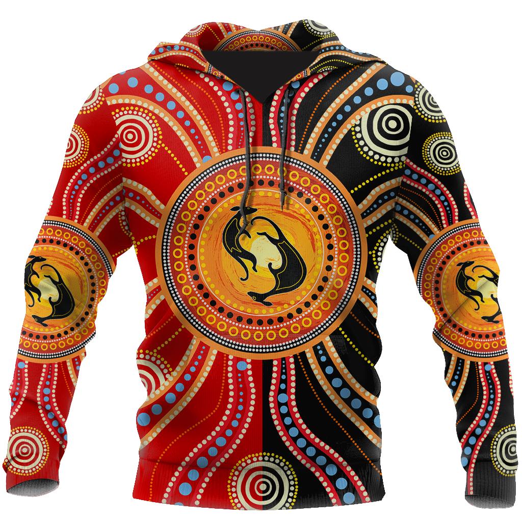 Aboriginal Kangaroo Australia Indigenous Painting Art Shirts For Men And Women