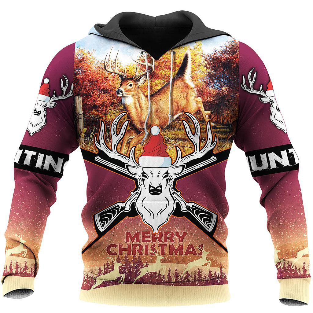 USATOPDEAL.COM – Merry Christmas – Deer Hunting 3D All Over Printed Shirts