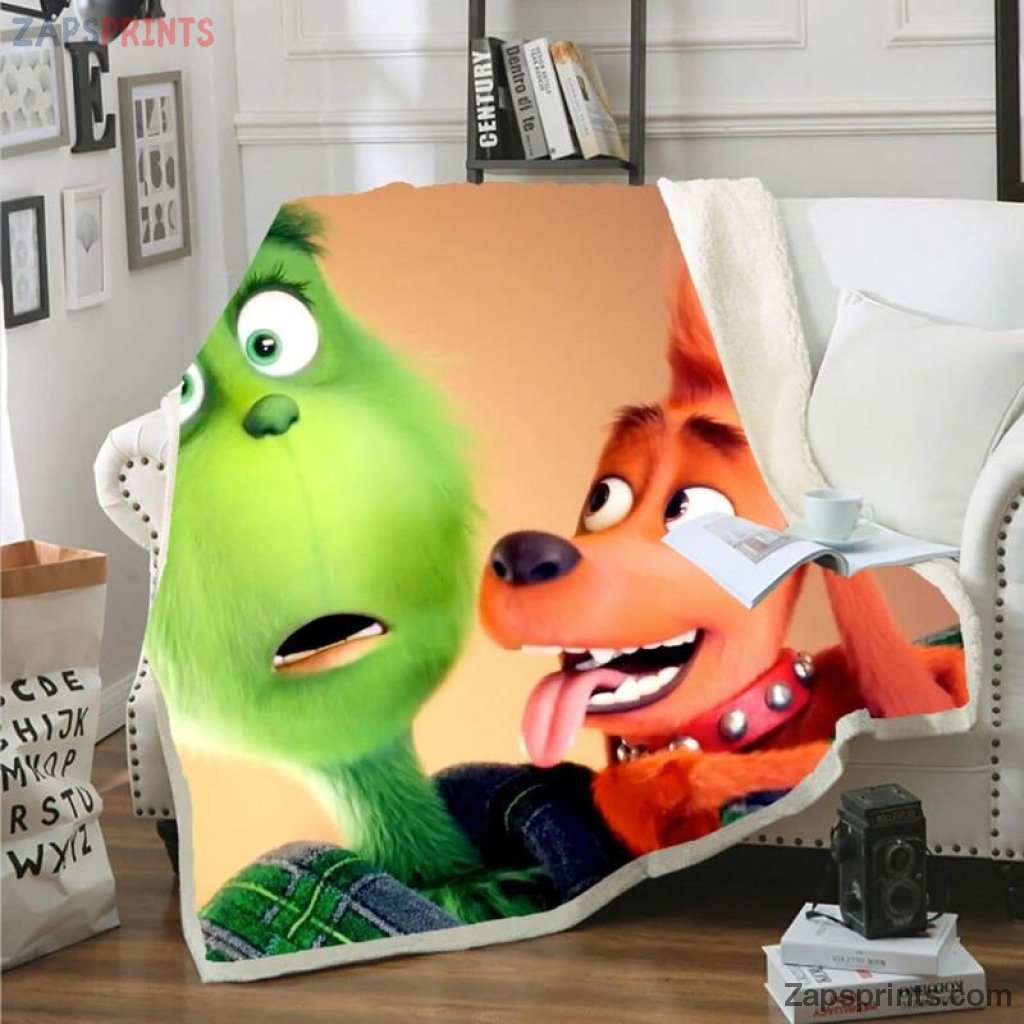 Grinch And Max V4 Blanket