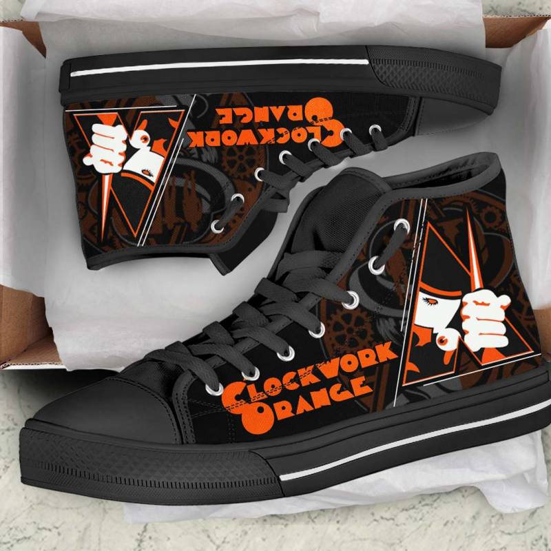 A Clockwork Orange High Top Canvas Shoes