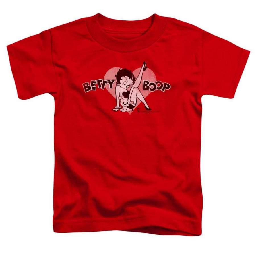 Betty Boop Vintage Cutie Pup Toddler T-Shirt