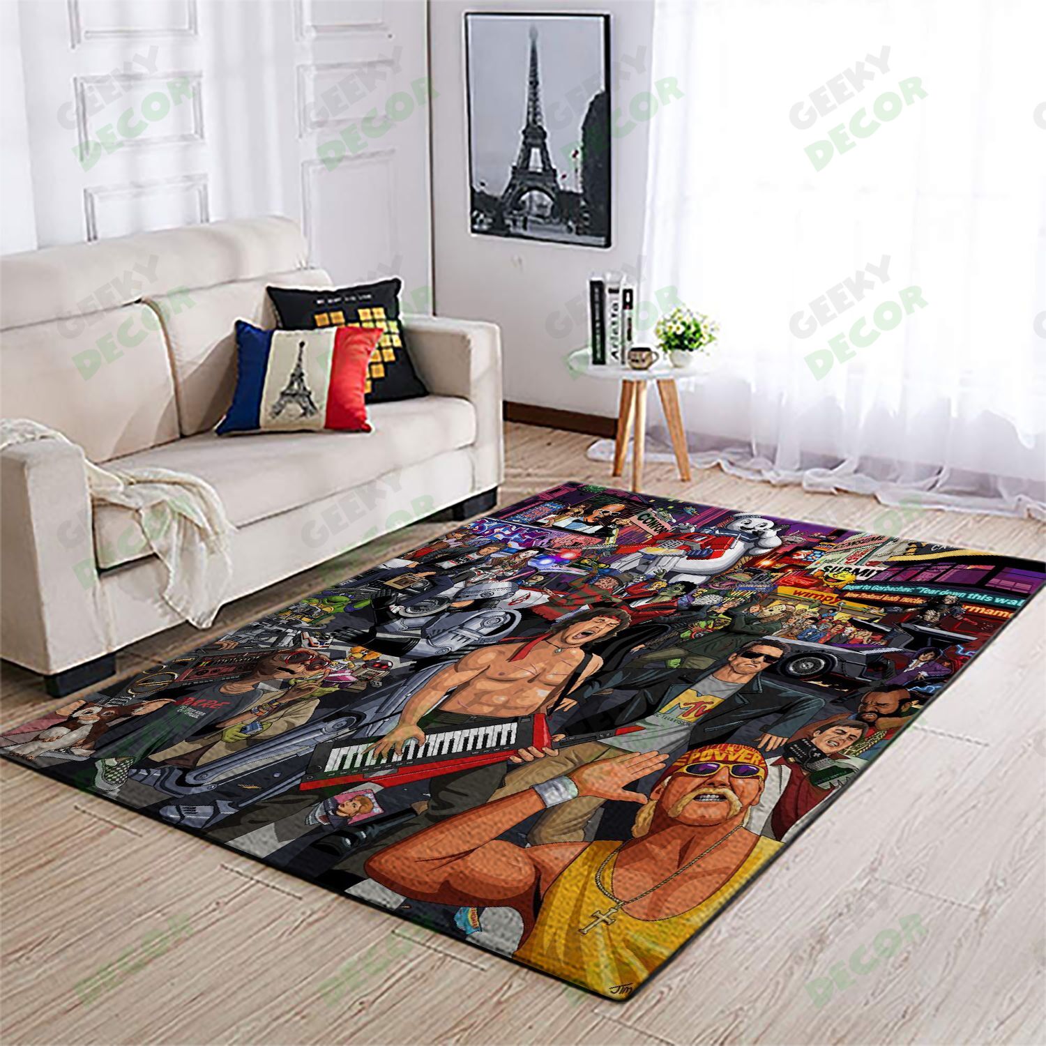 80s Movies Area Rugs Movies Living Room Carpet TN172 Local Brands Floor Decor