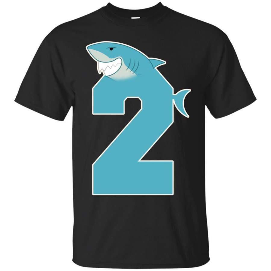 2nd Birthday Shark Party Shirt