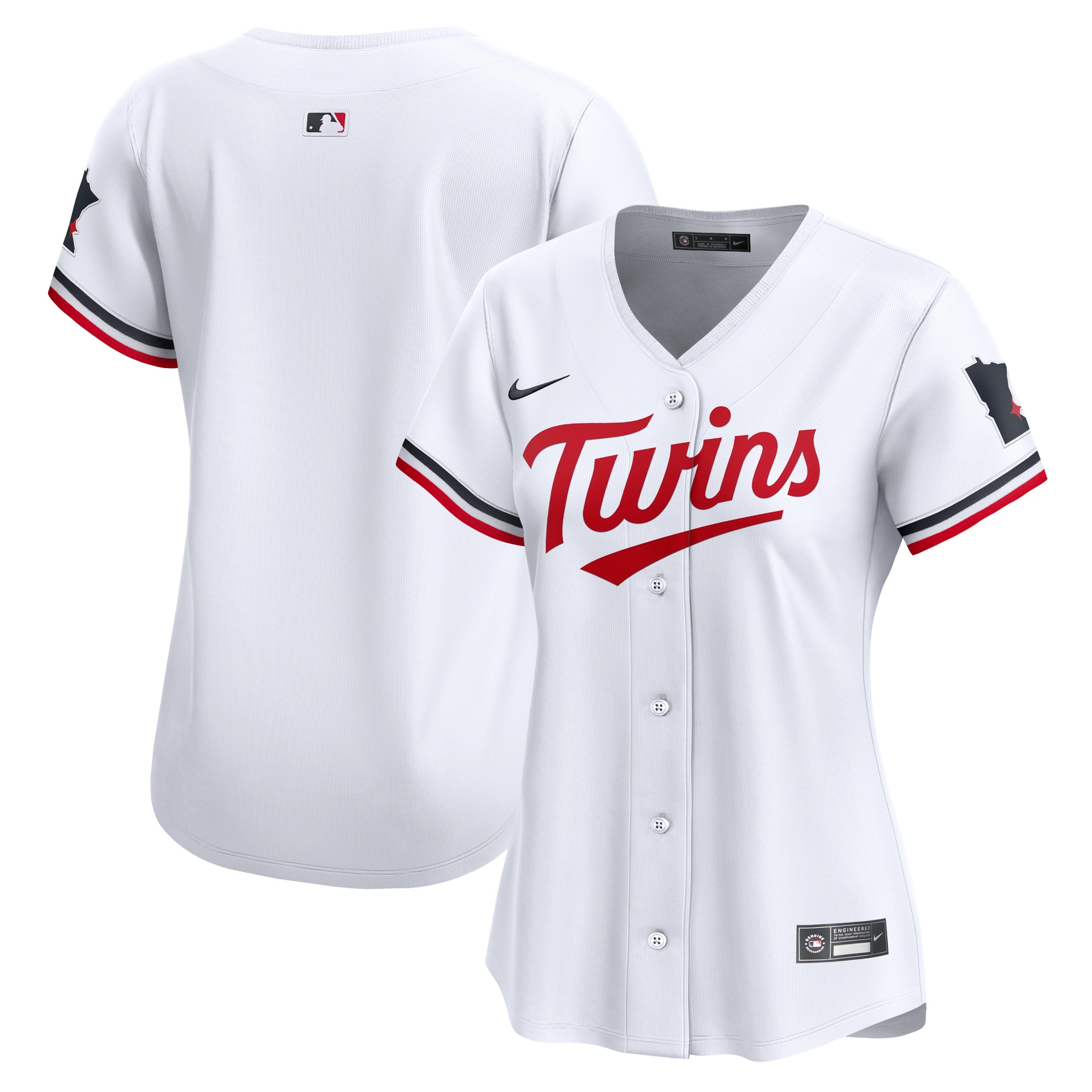 Minnesota Twins Women's Home Limited Jersey – White