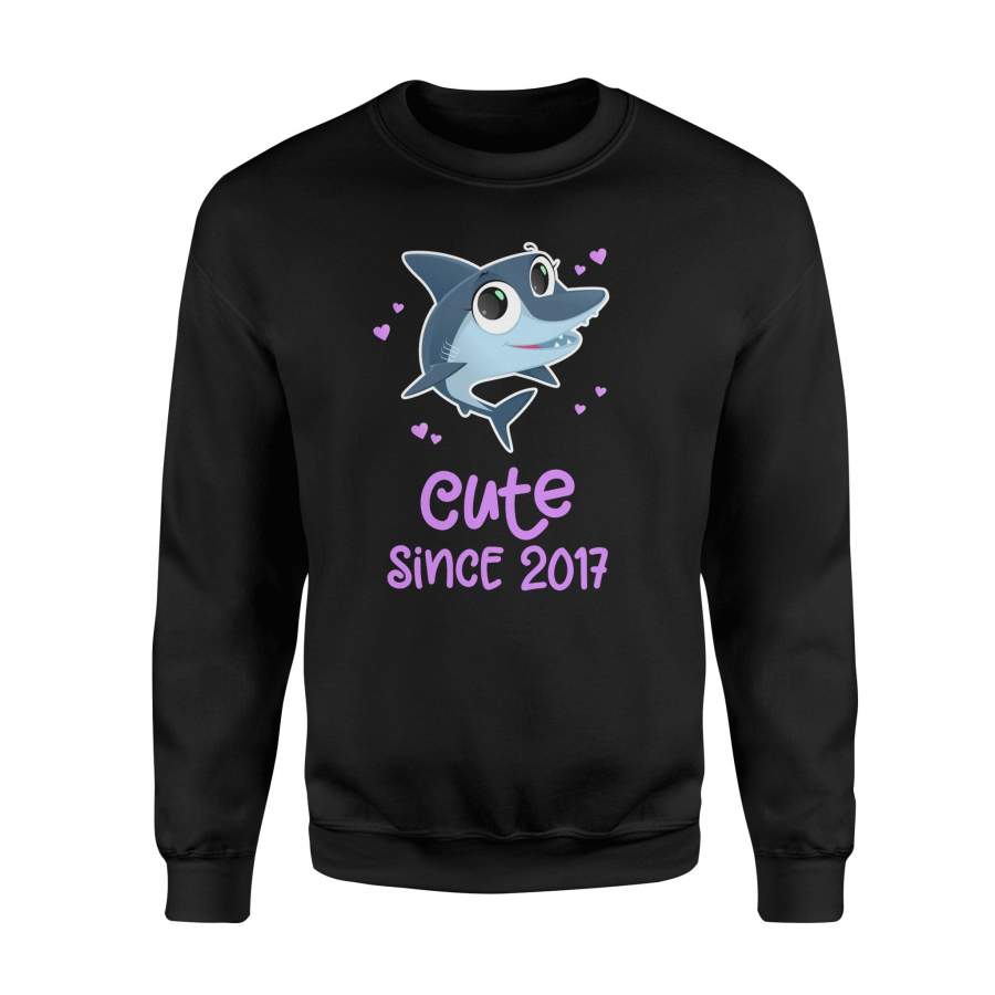 Cute Shark 2017 Fleece Sweatshirt