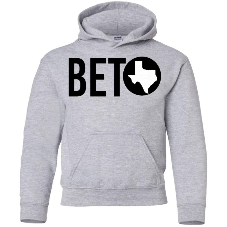 AGR beto for texas Youth Pullover Hoodie