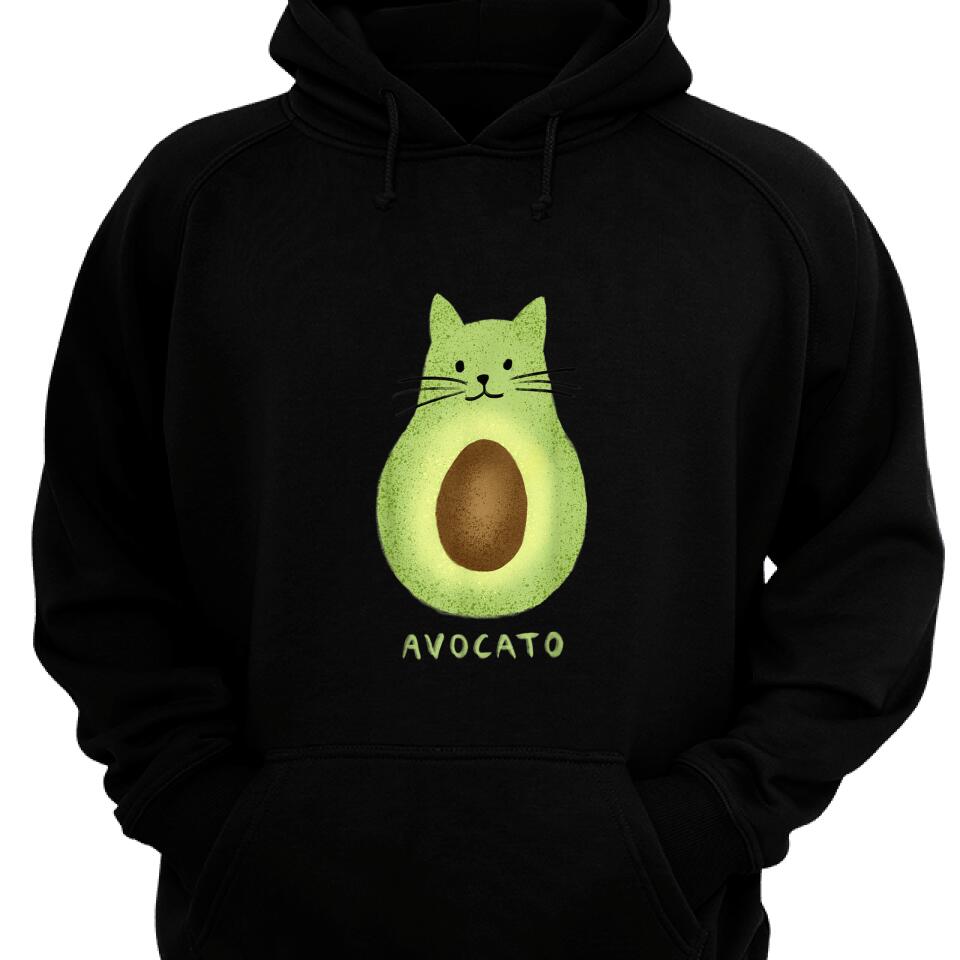 Avocado Cat Hoodie, Best Gift For Cat Lover – Trending Personalized