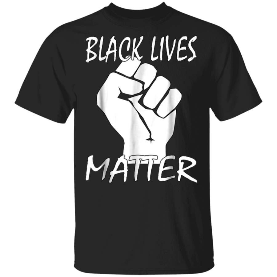 Black Lives Matter Raised Fist Tshirt