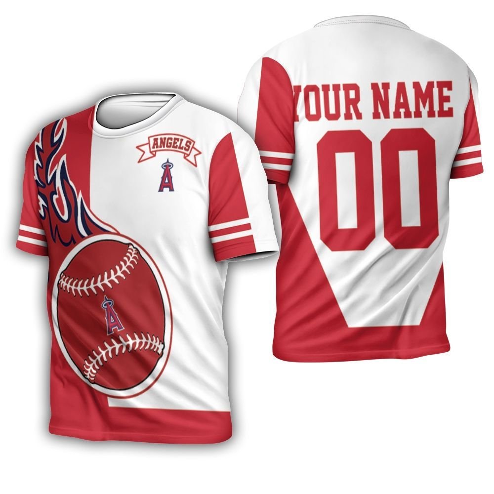 Los Angeles Angels 3D Personalized 3D T-Shirt