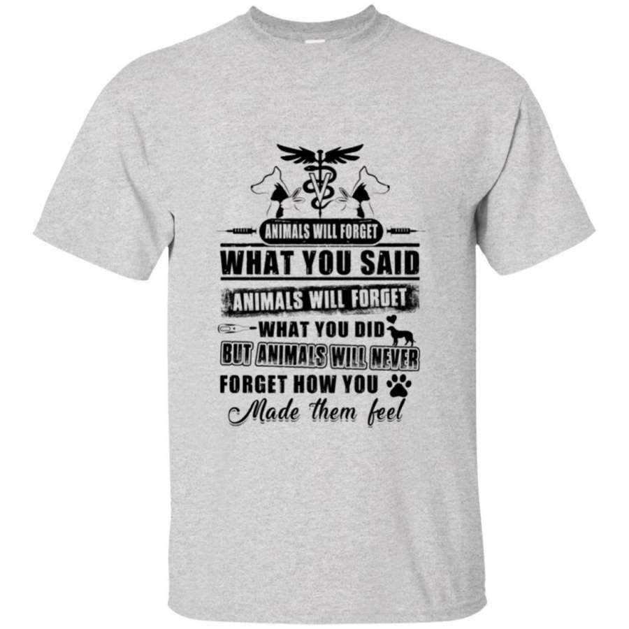 Vet Tech Animals Will Forget T-Shirts