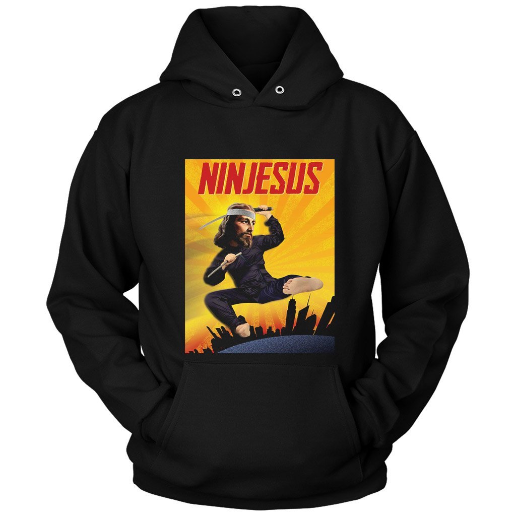 The Holy Of Ninjesus Ninja Jesus Unisex Hoodie