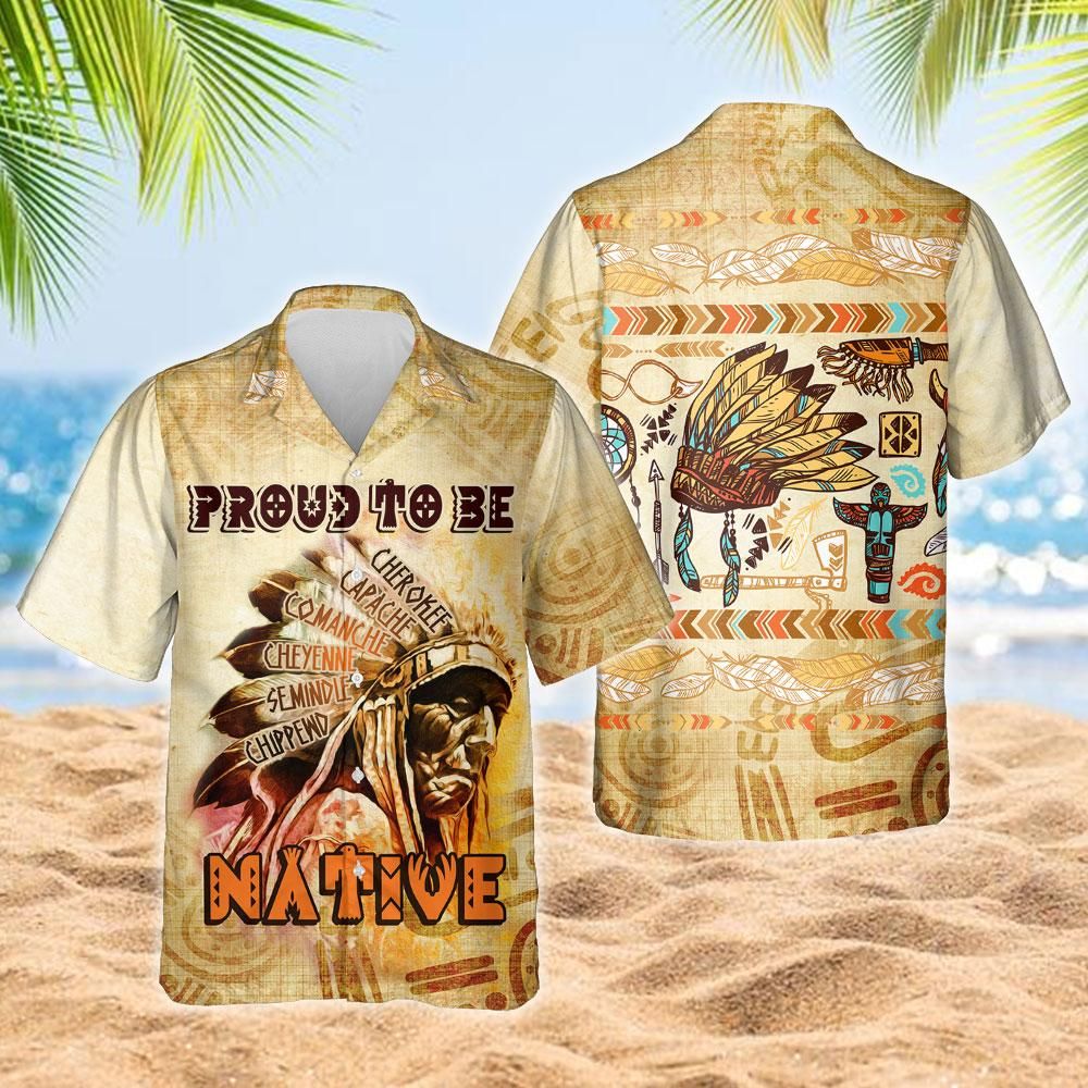 Proud To Be Native Hawaii Shirt Unisex Adult Ha60572